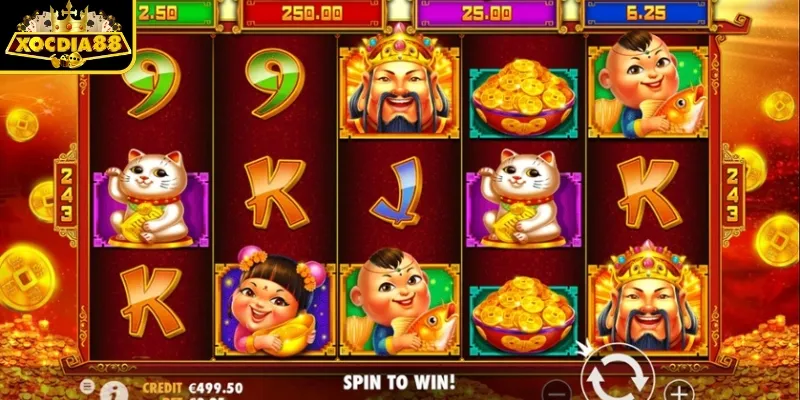 Cấu trúc game Pragmatic Play - Caishen Cash dễ làm quen